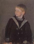 Mary Cassatt Boy wearing the mariner clothes Sweden oil painting artist